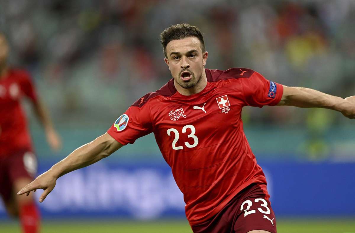 Shaqiri Torjubel Schweiz Frankreich